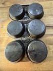 Vintage Antique Muffin Tin Cupcake Tin 6 Holes