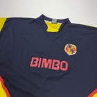 Sbyl Club America Mens Soccer Jersey M Blue Yellow Bimbo Promo Sports Athletic