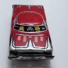 Vintage 1950s Tin Litho Friction Made In Japan Red Car Family