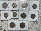 Lot Of 9 Silver Barber Quarters 1901 14 12s 08o 05s 02 00o  1899 1894   6 Of  5 
