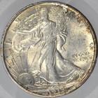 1918 Walking Liberty Half Dollar Pcgs Ms63 Pleasing Lustrous Coin