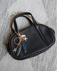 Coach Feather   Star Gold Tone Bag Charm Key Chain