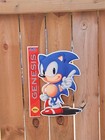Sega Arcade Video Game Room 12 x16   Sign Man Cave Metal Wall Decor Sonic Sign 