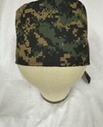 Men women Surgical Scrub Cap Lined Camo Digital Cool Cap 100  Cotton