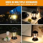 Everbrite Camping Lantern Rechargeable 4400mah Vintage Camping Lamp 3 Mode Black