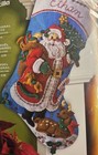 Bucilla Traditional Santa Felt 18  Christmas Stocking Kit 86409
