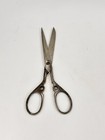 Antique Pair Of Ornate Victorian Cut Steel Sewing Scissors  Made In Germany