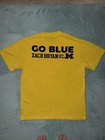 Zach Bryan   John Mayer Authentic 2025    go Blue    Show Shirt - Medium