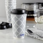 Disposable Hot Cups With Lids  Insulated Paper Coffee Cups For Tea  Cocoa And