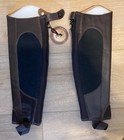 Women s Brown Leather Half Chaps Size  slim Medium   New