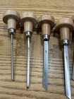 High Speed Steel 6pcs Stone  engraving Tool Set  Flat onglette  Round knife Grav