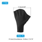 Swim Gloves Webbed Swimming Gloves Aquatic Fitness Paddles  Xl  Black