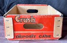Vintage Orange Crush Soda Bottle Box Crate Deposit Case Sacramento California