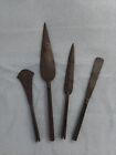 Vintage  African  Spear Heads Set Hunting Tool