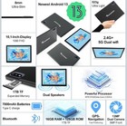 2025 Latest Android 13 Tablet 10 1 Inch  5g Wifi  16gb Ram 128gb Fast Shipping