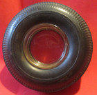 Vintage Firestone Ashtray Deluxe Champion Gum Dipped Tubeless Tire Advertising