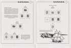 Scott  Canada  Album   1851  - 1980  With  Used  Stamps