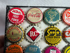 Vtg Cork Bottle Cap Lot Of 130 Frostie Goody Necto Corky Bucky Ace High Upper 10