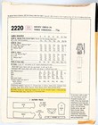 Misses Dress Size 12 Bust 34 Mccall s 2220 Vintage 1969 Sewing Pattern