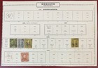 Mexico  1861-1884  Lot Of 44 Stamps  Mint Hinged   Used On Old Album Pages