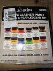 Angelus Acrylic Leather Paint Metallic   Pearlescent Kit  all 12 Colors   1 Oz 