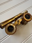 Antique French Opera Glasses Binoculars Brass Mother Of Pearl Paris C  1890