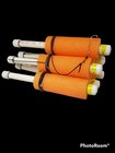 Cajun Catfish Noodle Fishing Jugs Orange Lot Of  6    weighted 