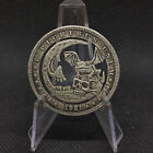Hand Cut Hobo Coin Moon Skull Evil Smile Deadly Night Fantasy Art Hobo Nickel