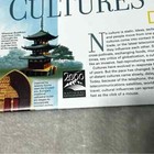 Millennium In Maps Cultures 2000 National Geographic Vintage Map Cx