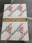Vintage 1950s Lot Of 2 Unused Packs Christmas Gift Wrap 4 20x30 Sheets Per Pack