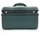 Vtg Turquoise Samsonite Silhouette 5 Travel train Makeup Hard Case W key 1993