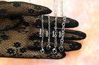 Cable Chain Necklace Waterproof Stainless Steel  Any Long Short Or Custom Length
