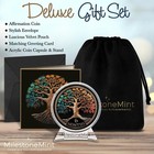 Sobriety Coin Gift Set 6 Month Tree Of Life Aa Chip With Capsule Stand And Card