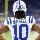Adonai Mitchell Game Worn      11 02 25 Indianapolis Colts Nfl Jersey    vs Steelers