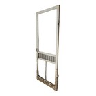 Antique Wooden Screen Door With Hinges Gingerbread Spindles Old Paint Farmhouse 