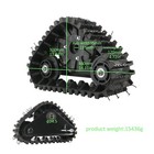 2pc Go Kart Rear Wheel Tracks Axle Atv Snow Sand Snowmobile Track Atv 4 Wheeler