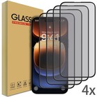 For Iphone 16 Pro Max 16 Plus 16 5g Case Cover Hybrid Rubber   Tempered Glass
