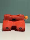 Vintage 1970s Gaf View-master Model L Red Viewer Orange Ball Lever