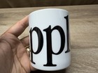Vintage 1980   s Apple Computers Macintosh Rainbow Logo Coffee Mug Cup