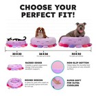 Squishmallows Tatiana Dragon 30 Inch Pet Bed Blue Bolster Non-skid Dogs Cats