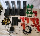 Artin Shake n Roll Loops Racetrack Glow In The Dark  With 8 Recin Cars Vtg 1990s