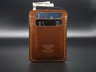 Bellicose Leather Five Pockets Cards Holder Handmade Vertical Slim Cards Wallet
