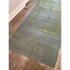 Indian Womens Pre-owned Vintage Green Kalamkari Print Pure Silk Saree Sari Craft