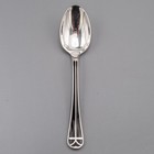 Christofle Talisman Black Silverplate 5 O clock Teaspoon s  5 3 8  - France