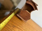 Antique Handmade Wooden Primitive Colonial Carved Manger Doll Cradle