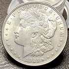 1921 Morgan Silver Dollar Lustrous White Choice Bu Coin 001