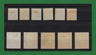S1215  Kuwait  1929-33  Kgv  Service  Sg o16-o27 Missing O20  O16 2shade read Mh