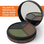 Arcturus Mil-spec Camo Face Paint With Built-in Mirror-3 Classic Woodland Colors