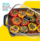 Presto 16  Ceramic Electric Skillet With Glass Cover  Silver 06860