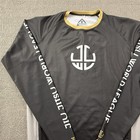 Jiujitsu World League Rashguard Adult Medium Long Sleeve Bjj Mma Grappling Men s